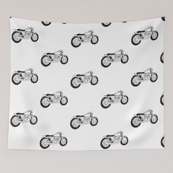 Item preview, Motorbikes custom moto minimalist design  designed and sold by Tropical Blood.