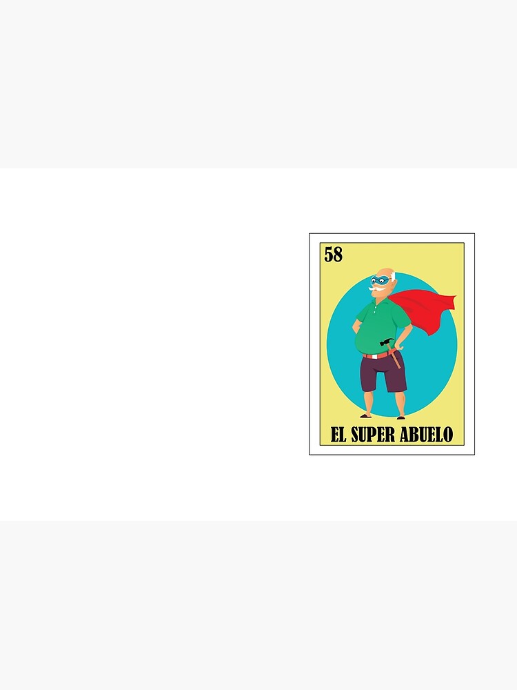 Mexican Loteria El Super Abuelo Regalo Para Abuelo Loteria Mexicana Hardcover Journal By 