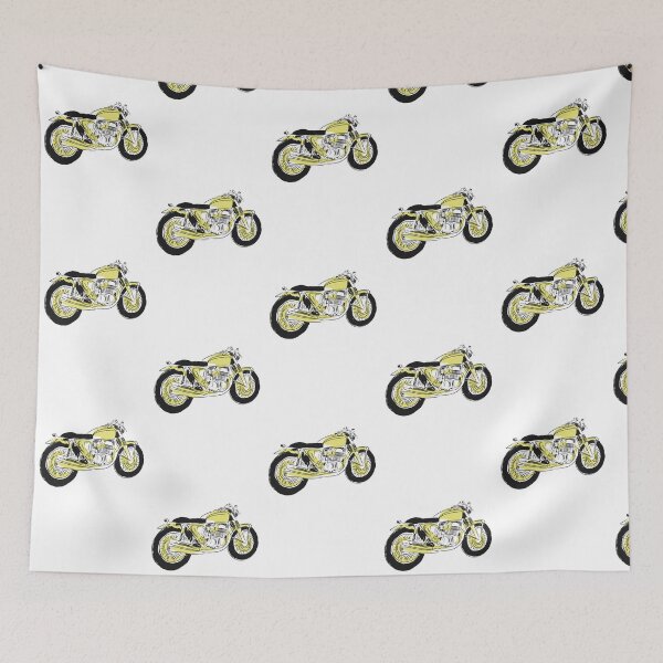 Item preview, Motorbike yellow custom design minimalist  designed and sold by Tropical Blood.