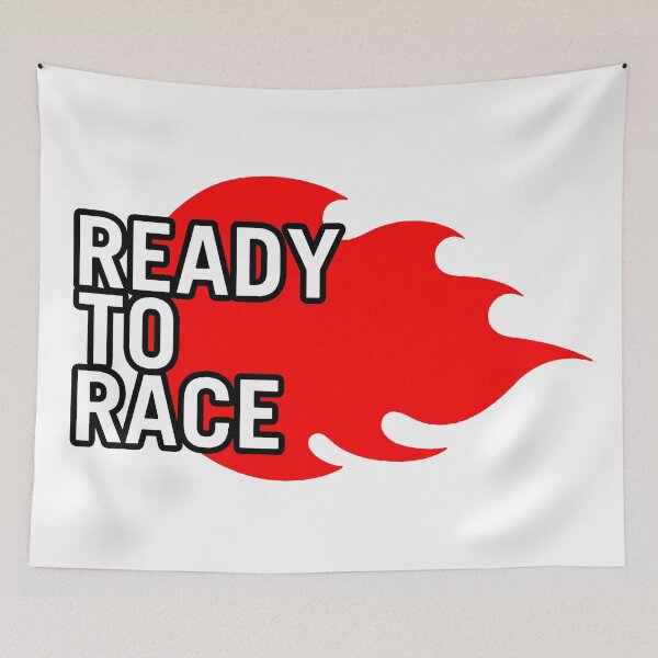 Item preview, Ready To Race; designed and sold by StickerApe.
