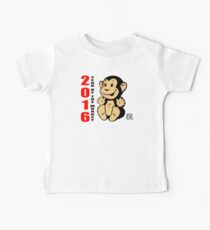 Geboren 2016 Jahr des Affen Baby T-Shirt