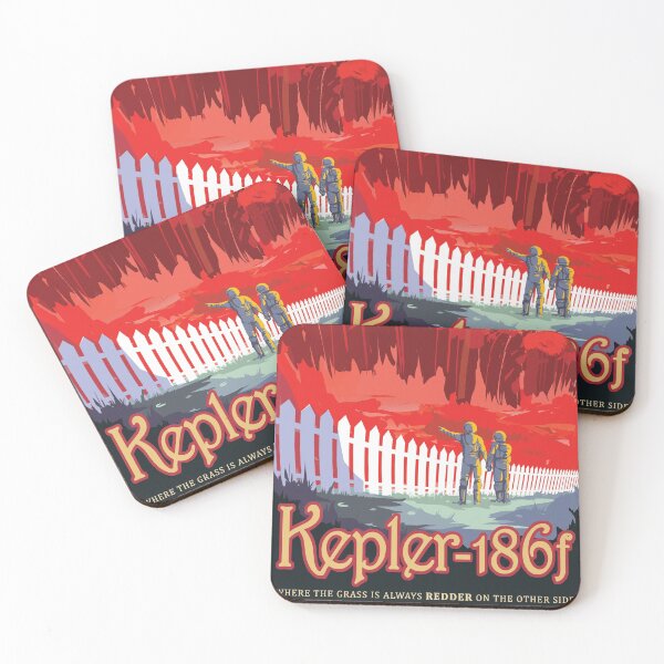 Item preview, KEPLER-186f Where Grass Is Always REDDER On The Other Side NASA JPL Visions of the Future Series designed and sold by retroposters.