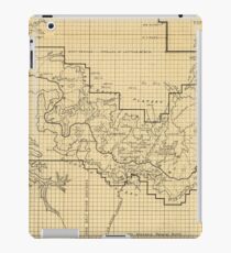 Vintage Map of The Grand Canyon (1908) iPad Case/Skin