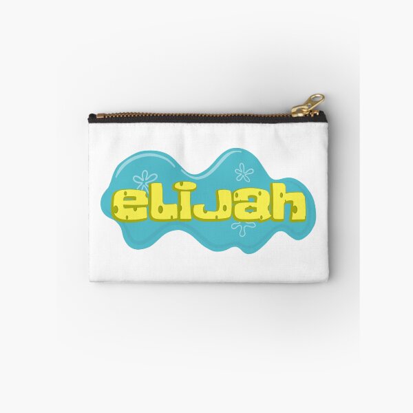 Item preview, Nombre de niño Elijah en estilo de dibujos animados de Bob Esponja designed and sold by Space-Bug.