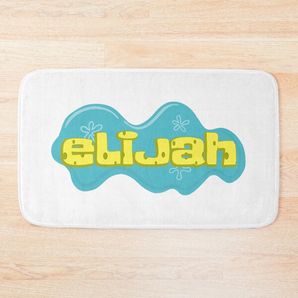 Item preview, Boy Name Elijah in SpongeBob Cartoon Style designed and sold by Space-Bug.