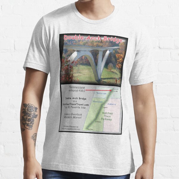 Double Arch Bridge on the Natchez Trace Parkway. Essential T-Shirt