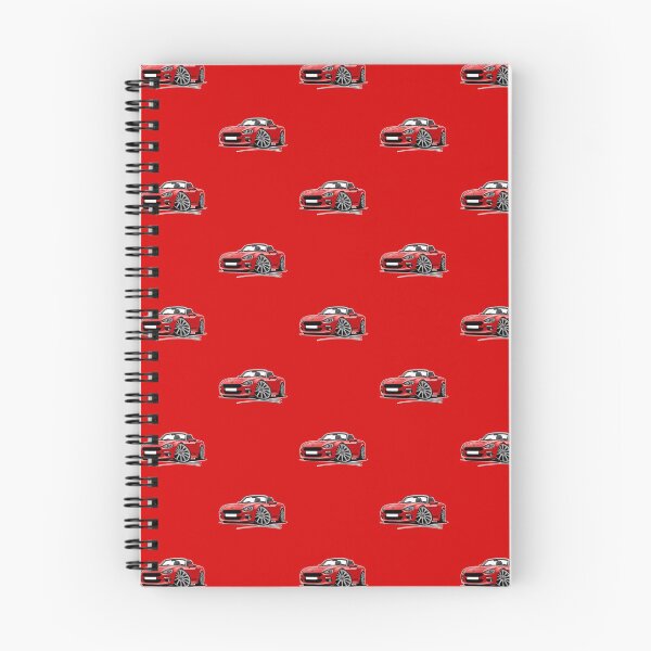 Item preview, Fiat 124 Spider Red designed and sold by Yeomans Cartoons.