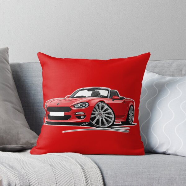 Item preview, Fiat 124 Spider Red designed and sold by Yeomans Cartoons.