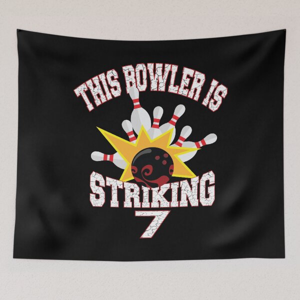 Item preview, This Bowler Is Striking 7th Birthday 7 Years Old Bowling design designed and sold by Grabitees.