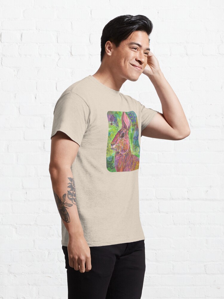Thumbnail 5 of 7, Classic T-Shirt, B Is for Bunny Rabbit - 2020 designed and sold by Gwenn Seemel.
