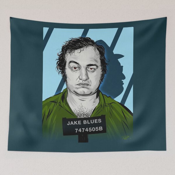 Item preview, John Belushi - An illustration by Paul Cemmick designed and sold by TIGERDAVER.