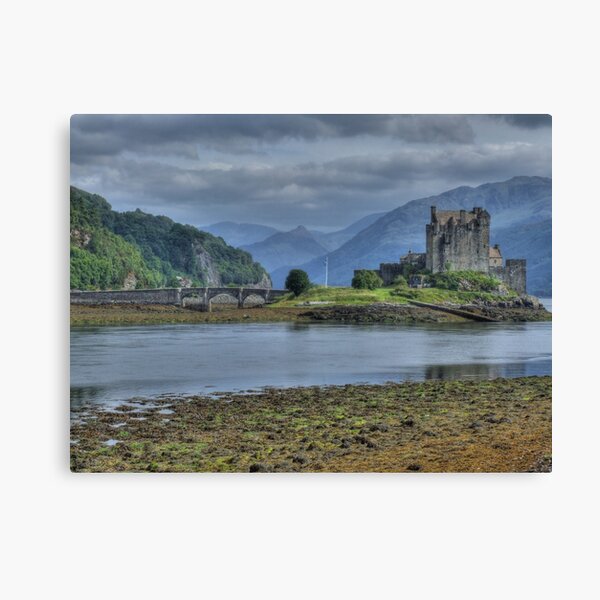 Eilean Donan Castle in the Highlands of Scotland Canvas Print