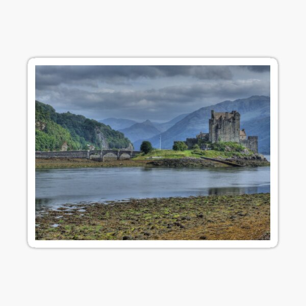 Eilean Donan Castle in the Highlands of Scotland Sticker