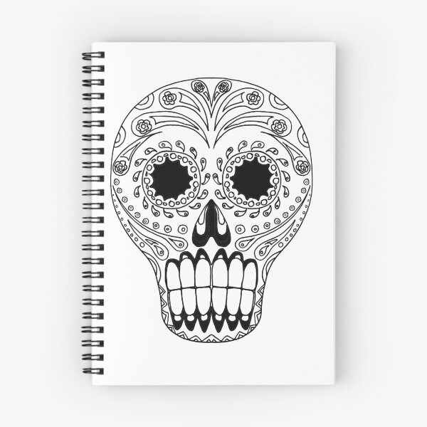 Item preview, Sugar Skull, Black and White 4 designed and sold by Salt & Keep.