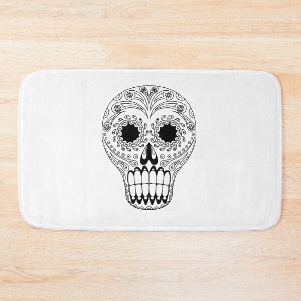 Item preview, Sugar Skull, Black and White 4 designed and sold by Salt & Keep.