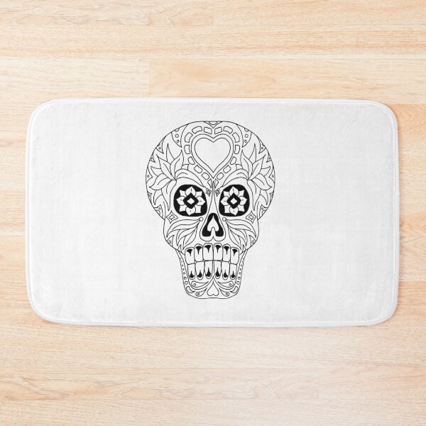 Item preview, Sugar Skull, Black and White 5 designed and sold by Salt & Keep.