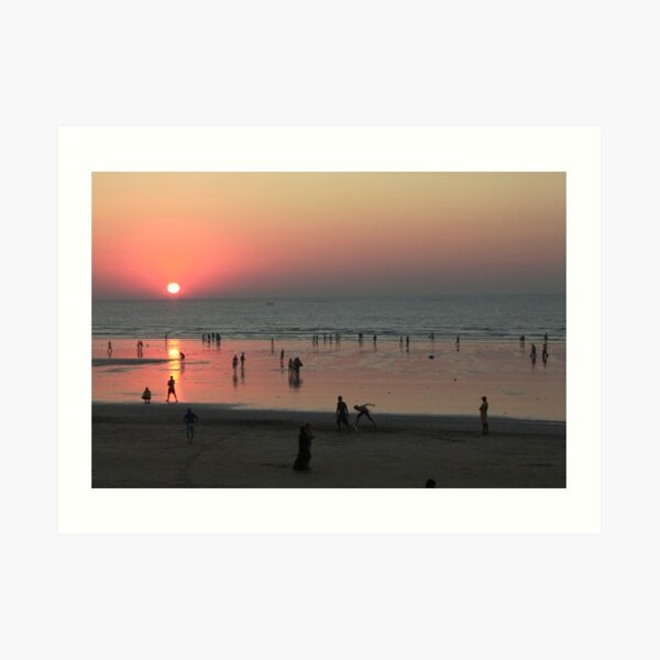 Sunset at the Beach - Simple Joy Art Print