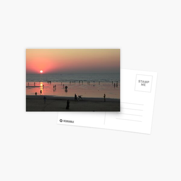 Sunset at the Beach - Simple Joy Postcard