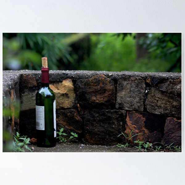 Memories Remain - A Wine Bottle Poster