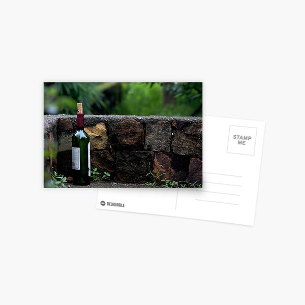 Memories Remain - A Wine Bottle Postcard