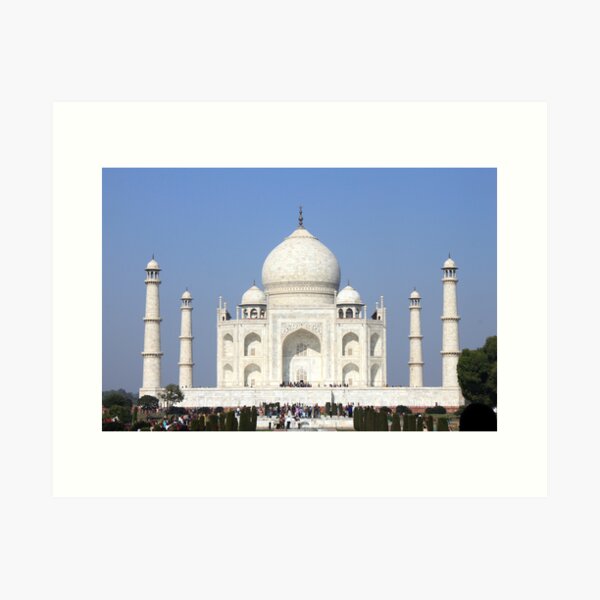 The Taj Mahal - 7 Wonders of the World Art Print