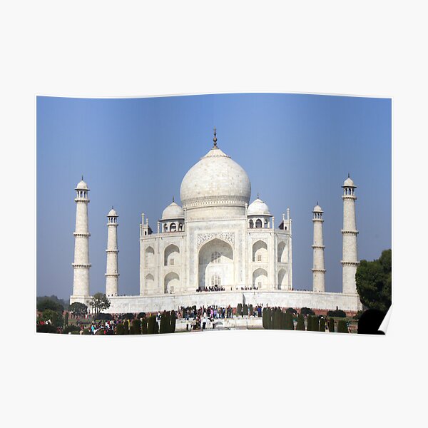 The Taj Mahal - 7 Wonders of the World Poster
