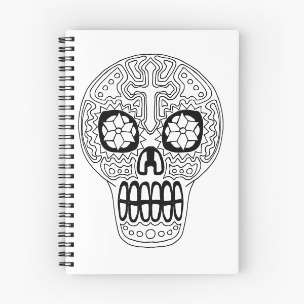 Item preview, Sugar Skull, Black and White 8 designed and sold by Salt & Keep.