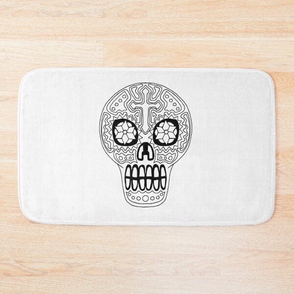 Item preview, Sugar Skull, Black and White 8 designed and sold by Salt & Keep.