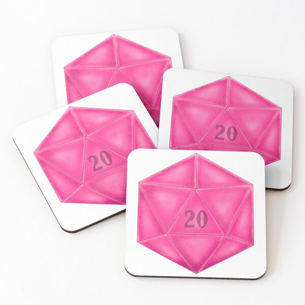 Item preview, Pink D20 designed and sold by NaybeNay.