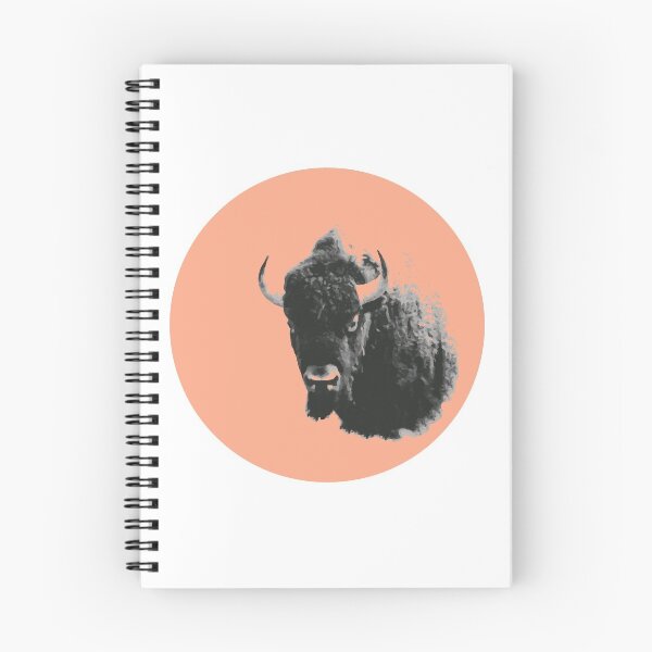 Item preview, American Bison Spirit Animal Rose Gold designed and sold by Queen City  Craftworks.