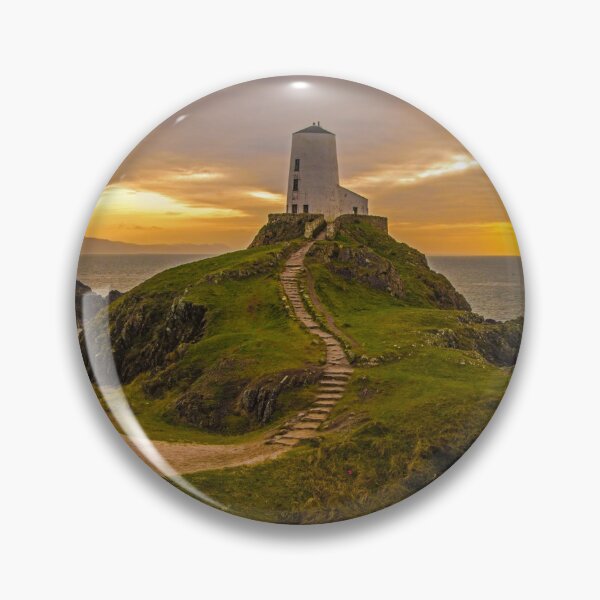 Item preview, Llanddwyn Island Lighthouse Panoramic Shot designed and sold by DafyddEm.