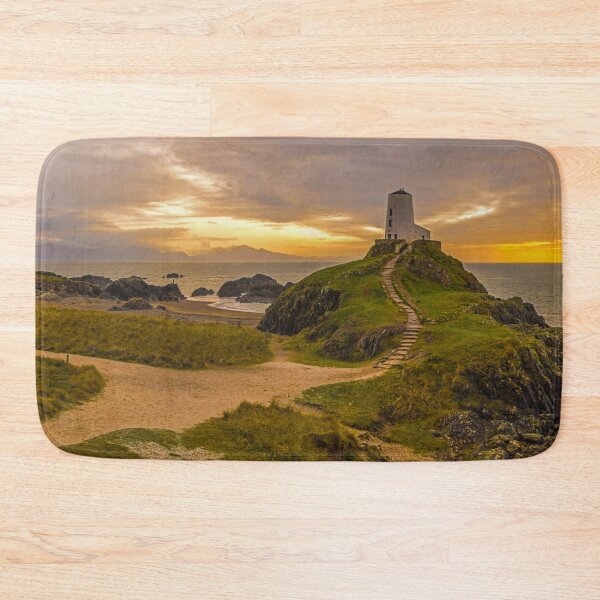 Item preview, Llanddwyn Island Lighthouse Panoramic Shot designed and sold by DafyddEm.