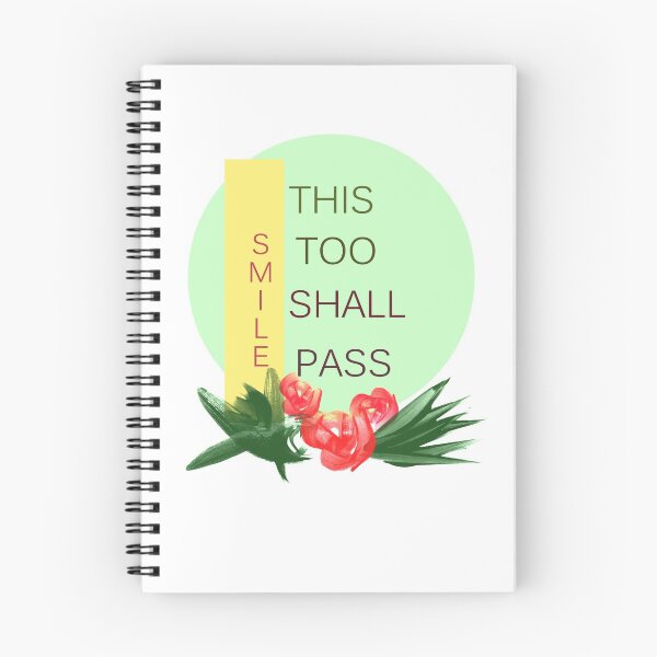 Item preview, Smile,This too shall pass! designed and sold by Sadaf Dalir.