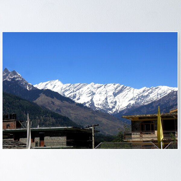 Snow melts at the Himalayas Poster