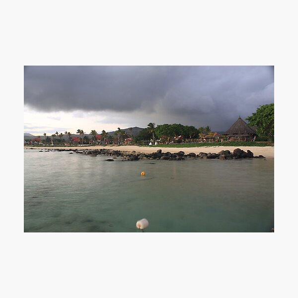 Storm Coming Along the Coast Photographic Print