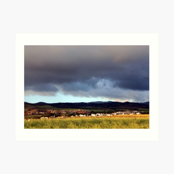 Storm Around the Country Side Art Print