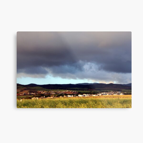 Storm Around the Country Side Metal Print