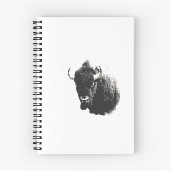 Item preview,  American Bison Spirit Animal Black and White  designed and sold by Queen City  Craftworks.