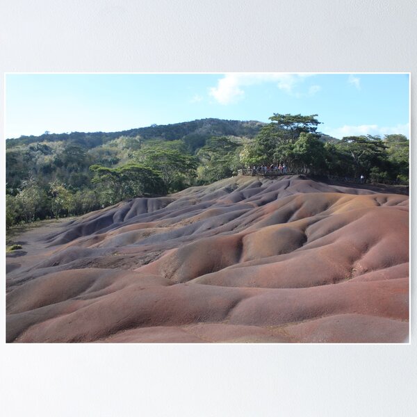 Seven Coloured Earth, Mauritius Poster