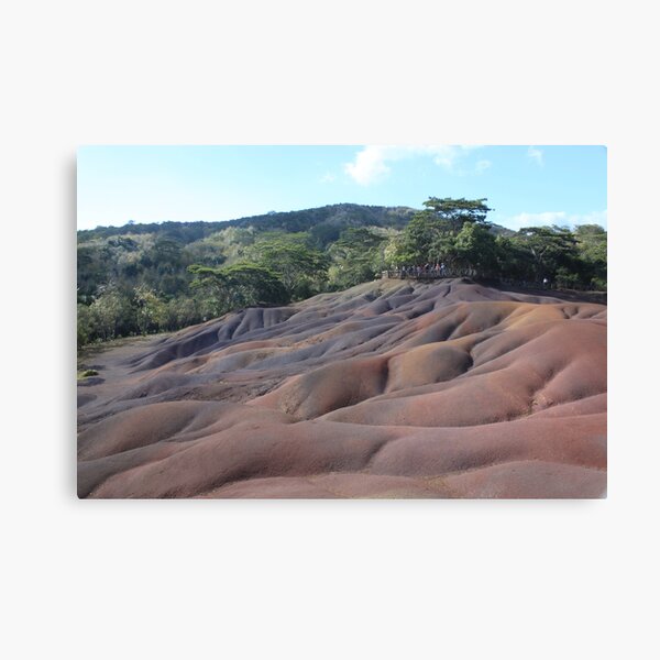 Seven Coloured Earth, Mauritius Canvas Print