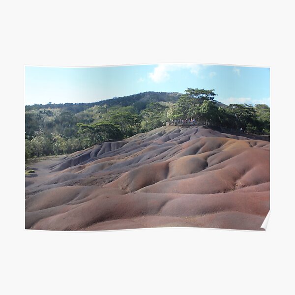 Seven Coloured Earth, Mauritius Poster