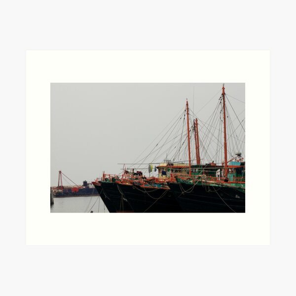 Tai O Fishing Village, Hong Kong Art Print