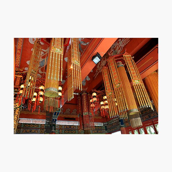 Po Lin Monastery, Hong Kong Photographic Print
