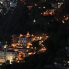 Shimla at Night, Himalayas, India by 3rdeyelens