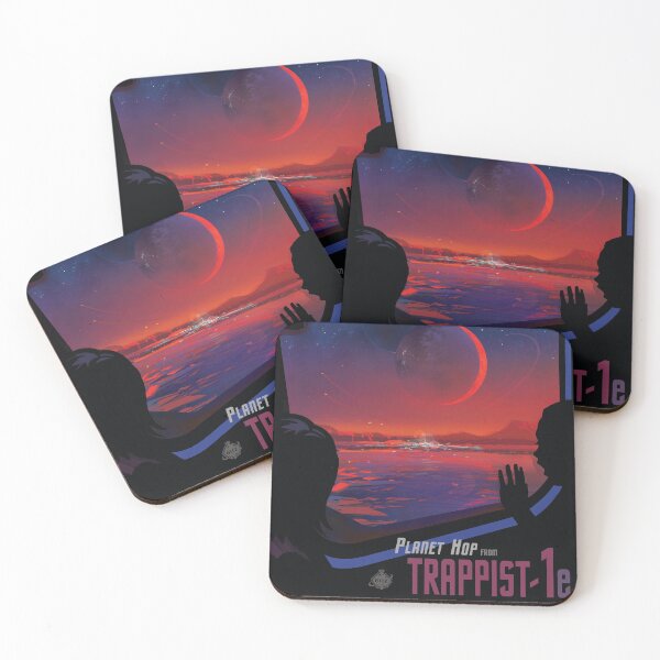 Item preview, PLANET HOP From TRAPPIST-1e 40 Light Years From Earth NASA JPL Visions of the Future Space Travel  designed and sold by retroposters.