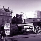 Piccadilly Circus, London - A Vintage Look by 3rdeyelens
