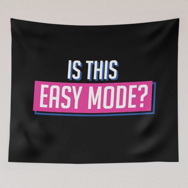Item preview, D.Va is this Easy Mode Gamer voice line design designed and sold by ElevenVoid.