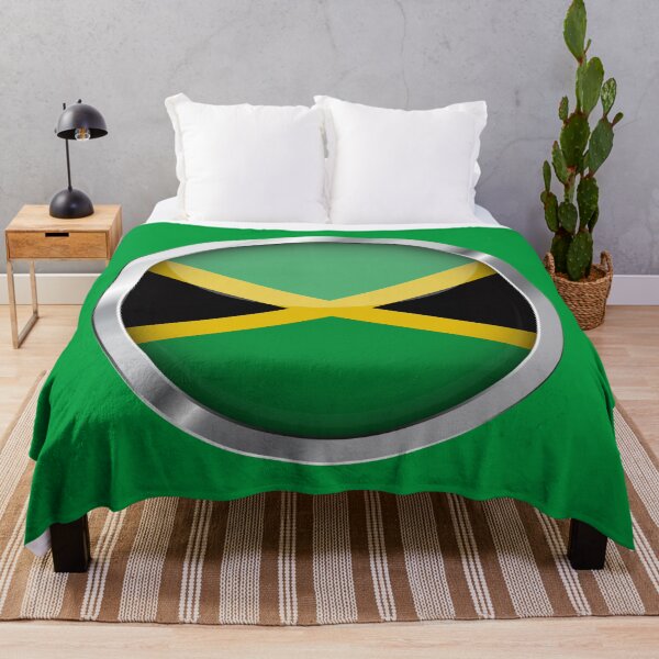 Item preview, Marco de metal redondo de bandera de Jamaica designed and sold by mattpanta.