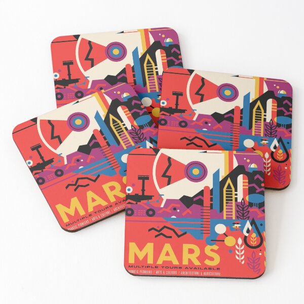 Item preview, MARS Visit The Historic Sites NASA Exploration Program JPL Visions of the Future Series designed and sold by retroposters.