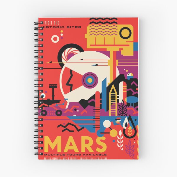 Item preview, MARS Visit The Historic Sites NASA Exploration Program JPL Visions of the Future Series designed and sold by retroposters.